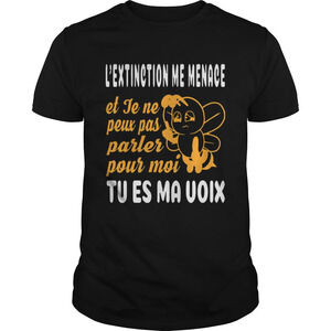 Lextinction Me Menace Tu Es Ma Voix Shirt
